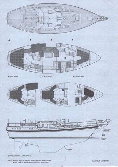 Nauticat 43 Specification Brochure
