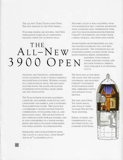 Tiara 3900 Open Brochure