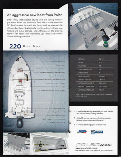 Polar 220 Bay Boat Brochure