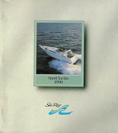 Sea Ray 1990 Sport Yachts Brochure