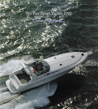 Sea Ray 1992 Sport Yachts Brochure