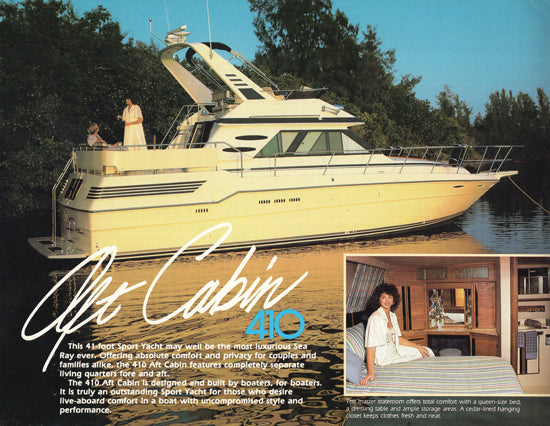 Sea Ray 410 Aft Cabin Brochure