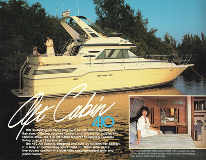 Sea Ray 410 Aft Cabin Brochure