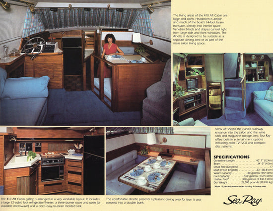 Sea Ray 410 Aft Cabin Brochure