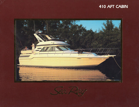 Sea Ray 410 Aft Cabin Brochure