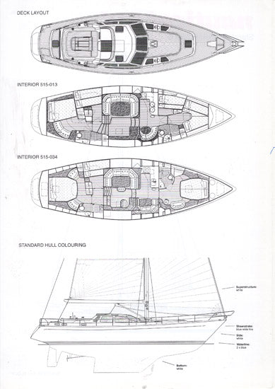Nauticat 515 Specification Brochure