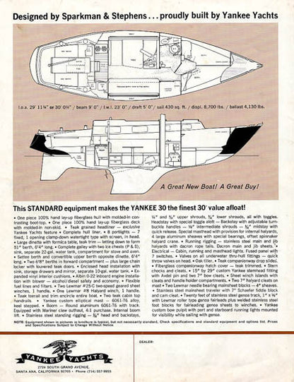 Yankee 30 Brochure