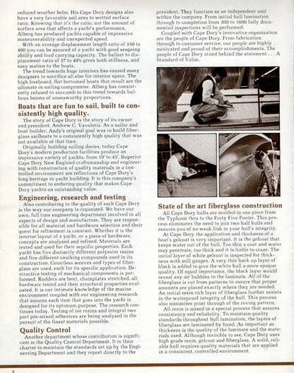 Cape Dory 1984 Brochure