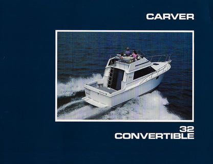 Carver 32 Convertible Brochure