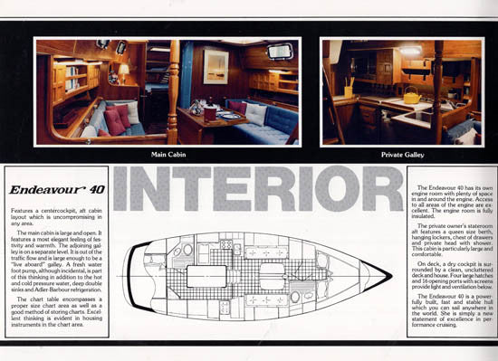 Endeavour 40 Brochure