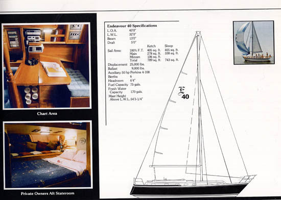 Endeavour 40 Brochure