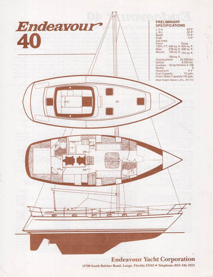 Endeavour 40 Brochure