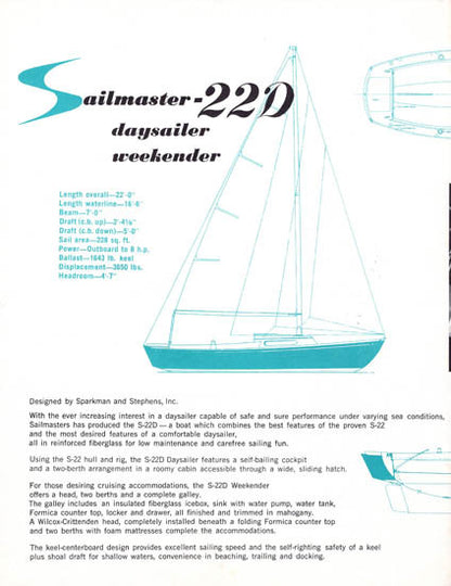 Sailmaster 22D Brochure