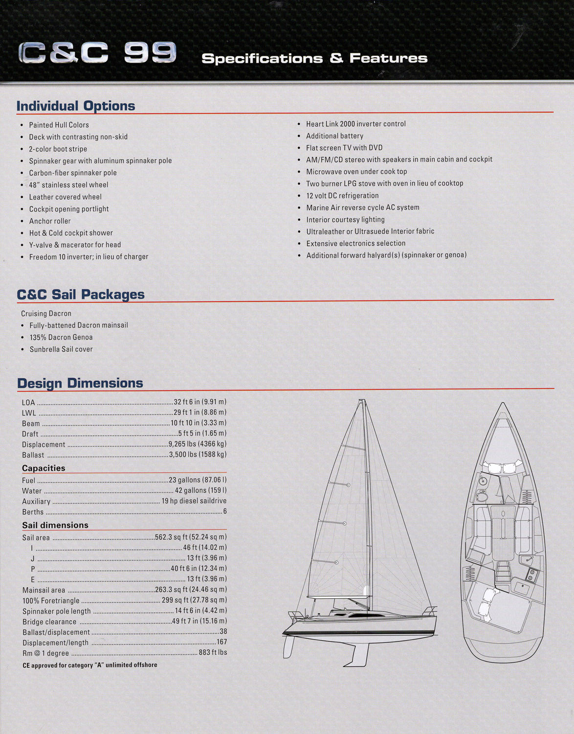 C&C 99 Specification Brochure - 2008