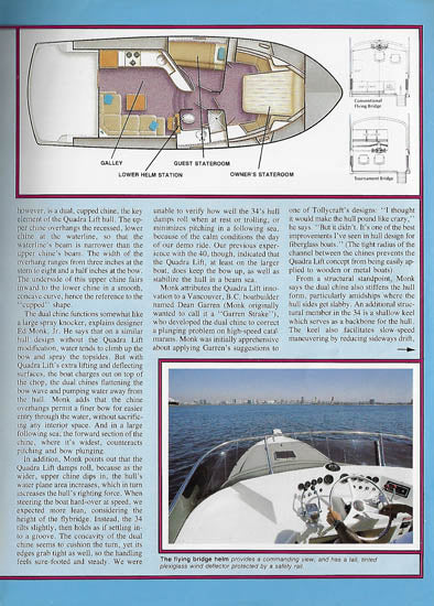 Tollycraft 34 Sport Sedan Western Boatman Magazine Reprint Brochure