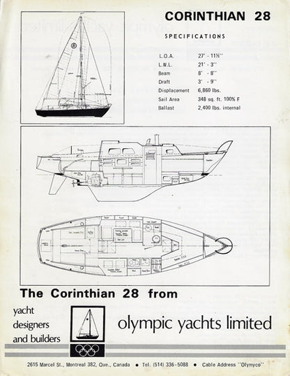 Olympic Corinthian 28 Brochure