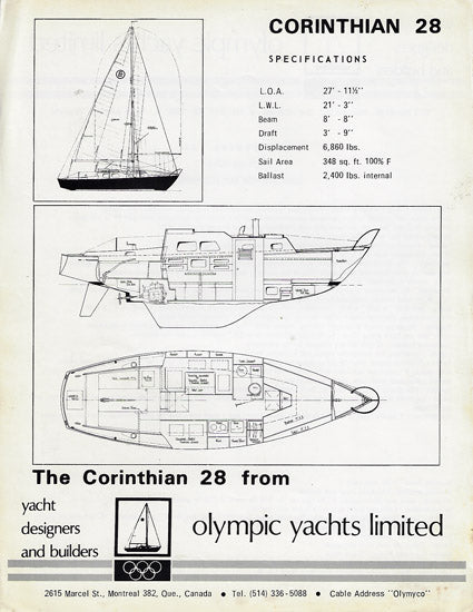 Olympic Corinthian 28 Brochure