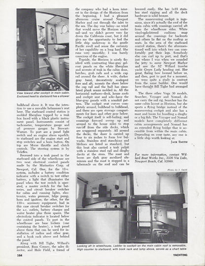 Willard Vega 30 Yachting Magazine Brochure