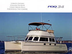 PDQ 34 Power Catamaran Brochure