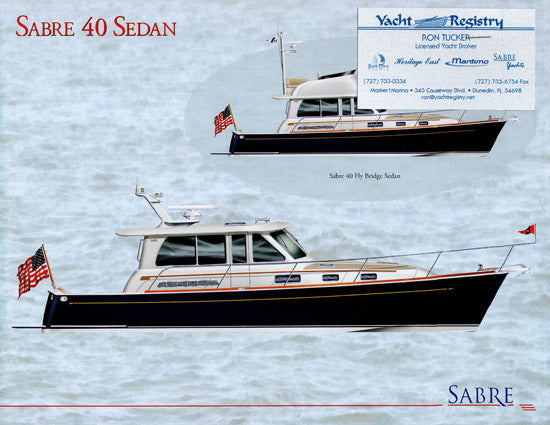 Sabreline 40 Sedan Preliminary Brochure