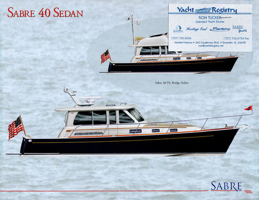 Sabreline 40 Sedan Preliminary Brochure