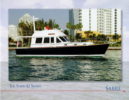 Sabreline 42 Sedan Brochure