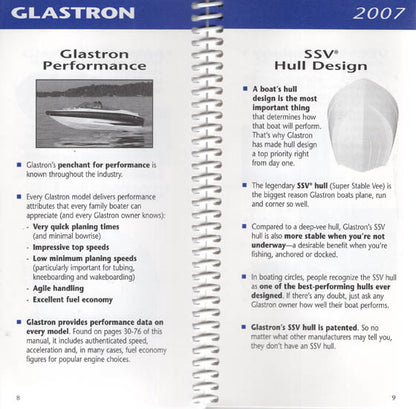 Glastron 2007 Salesman Fact Book
