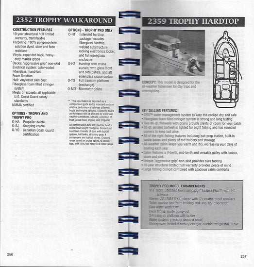Bayliner 2001 Sales Handbook