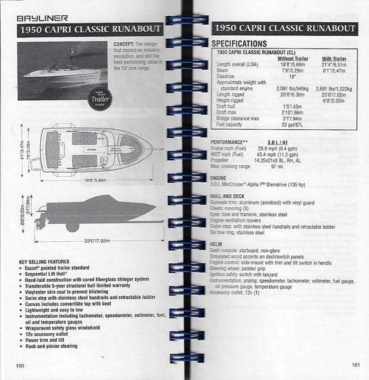 Bayliner 2001 Sales Handbook