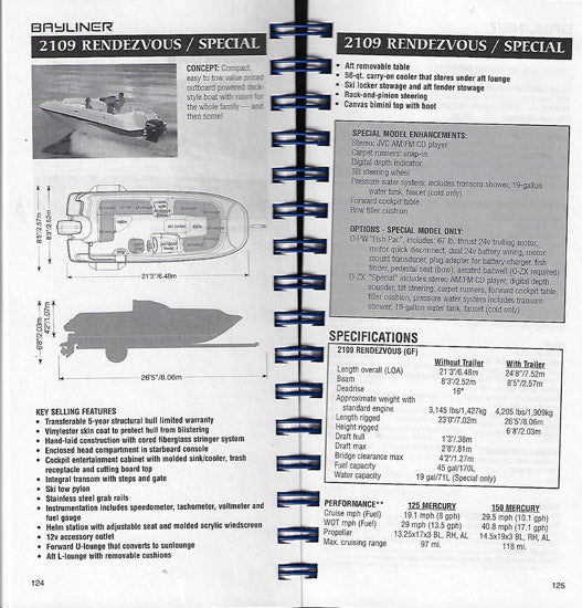 Bayliner 2001 Sales Handbook