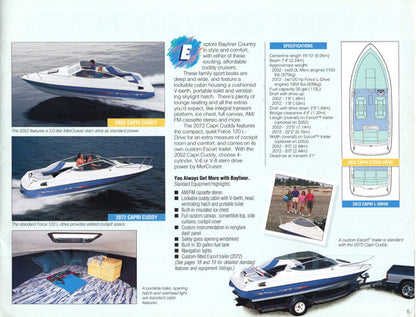 Bayliner 1992 Capri Brochure