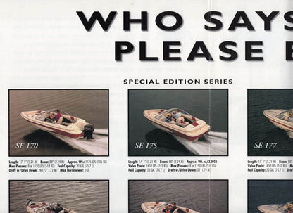Glastron 1996 Abbreviated Brochure