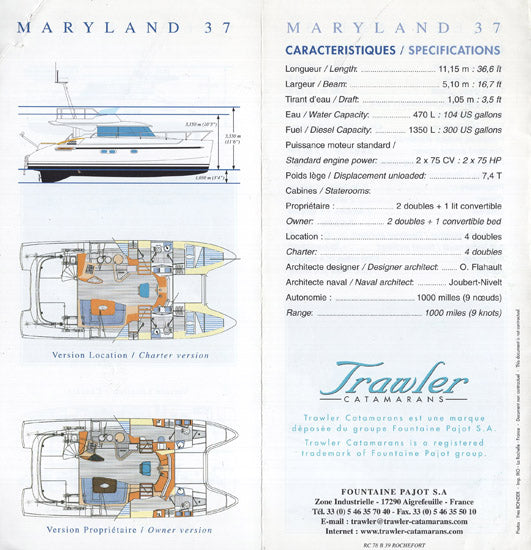 Fountaine Pajot 2000 Power Brochure