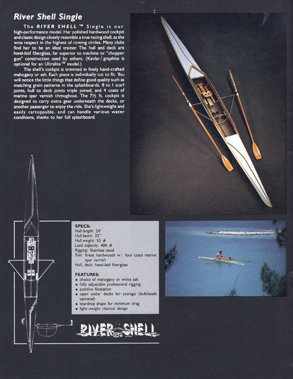 Little River Rowing Shell Brochure – SailInfo I boatbrochure.com