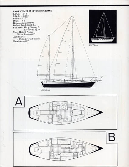 Endeavour 37 Brochure