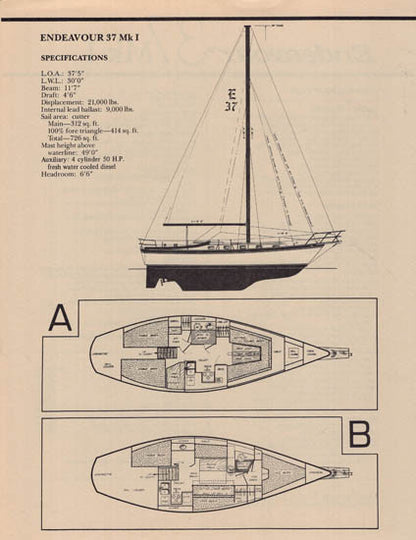 Endeavour 37 Brochure