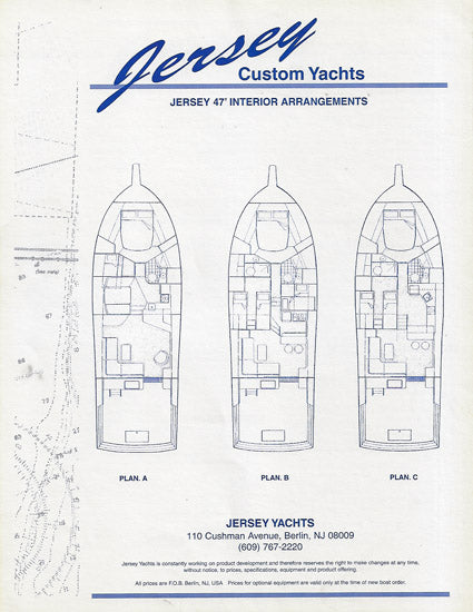 Jersey 47 Convertible Specification  Brochure