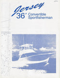 Jersey 36 Convertible Specification  Brochure