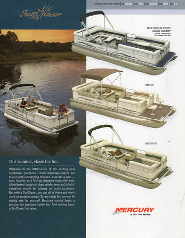 Smoker Craft Sunchaser Pontoon Brochure