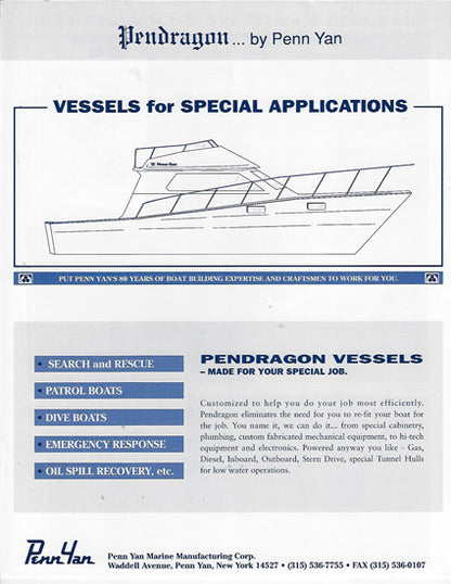 Penn Yan Pendragon Brochure