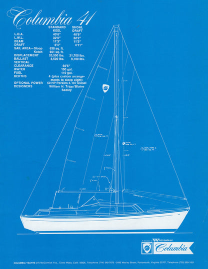 Columbia 41 Launch Brochure