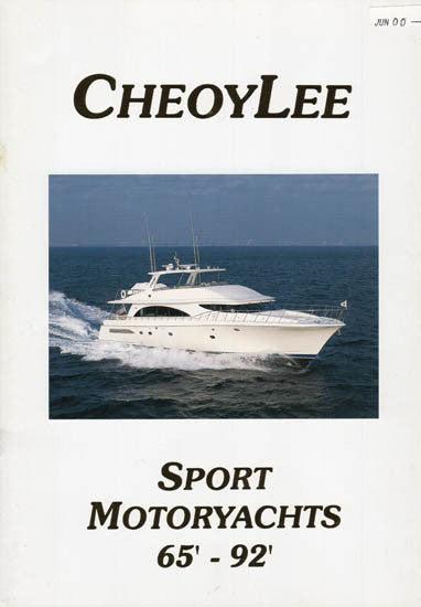 Cheoy Lee Sport Motor Yachts Brochure