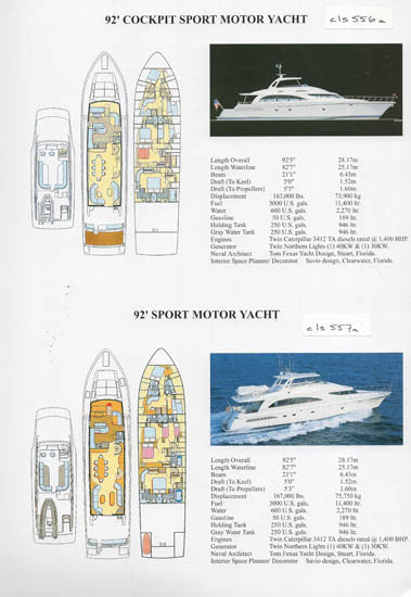 Cheoy Lee Sport Motor Yachts Brochure