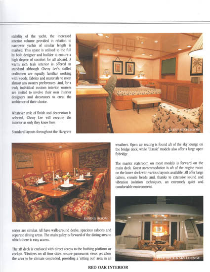 Cheoy Lee Hargrave Motor Yachts Brochure