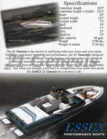 Essex 21 Genesis Brochure