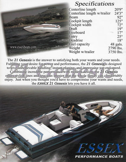 Essex 21 Genesis Brochure