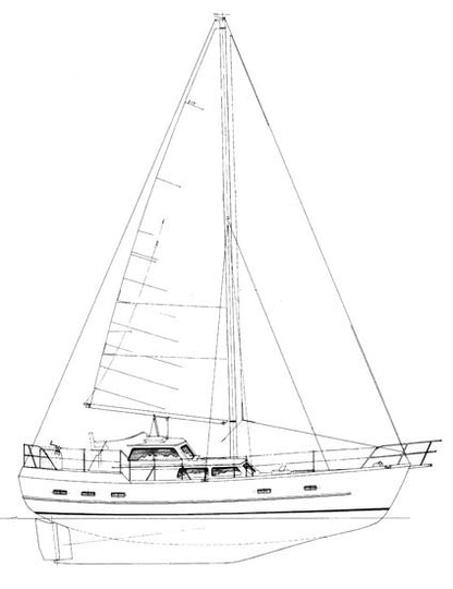 Cheoy Lee 43 Motorsailer Brochure Package