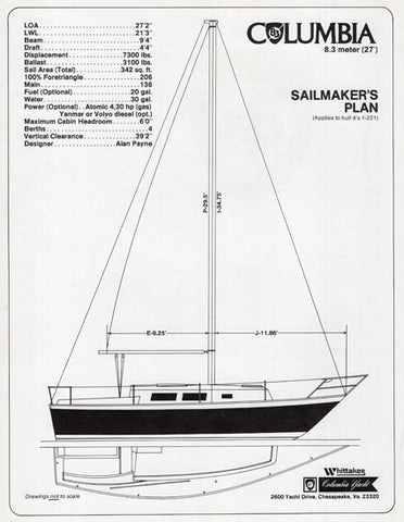 Columbia 8.3 Sailmaker Brochure