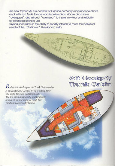 Tayana 42 Vancouver Brochure