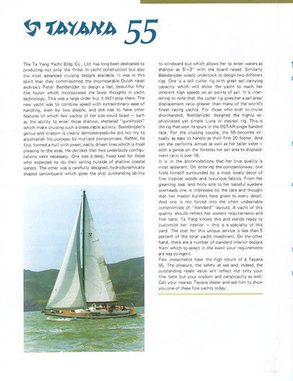 Tayana 55 Brochure Digital Package